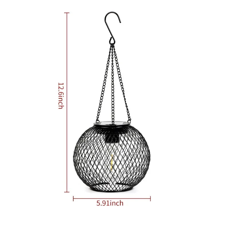 Solar Lantern Outdoor, Solar Lights for Outside Decorative Outdoor Hanging Lights Waterproof Solar Lanterns, yard garden lamp