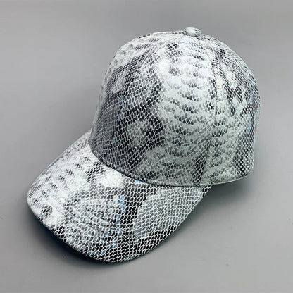 Cool Kpop Serpentine Letter Vegan leather Men Women Baseball Hats Cotton Fashion Breathable Streetwear Funny Sport Hip Hop Caps