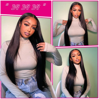 ALIANNA 26Inch Human Hair Bundles 10A Brazilian Raw Hair Weave Bundles 30 38 40 Inch Straight Human Hair Bundles Hair Extensions