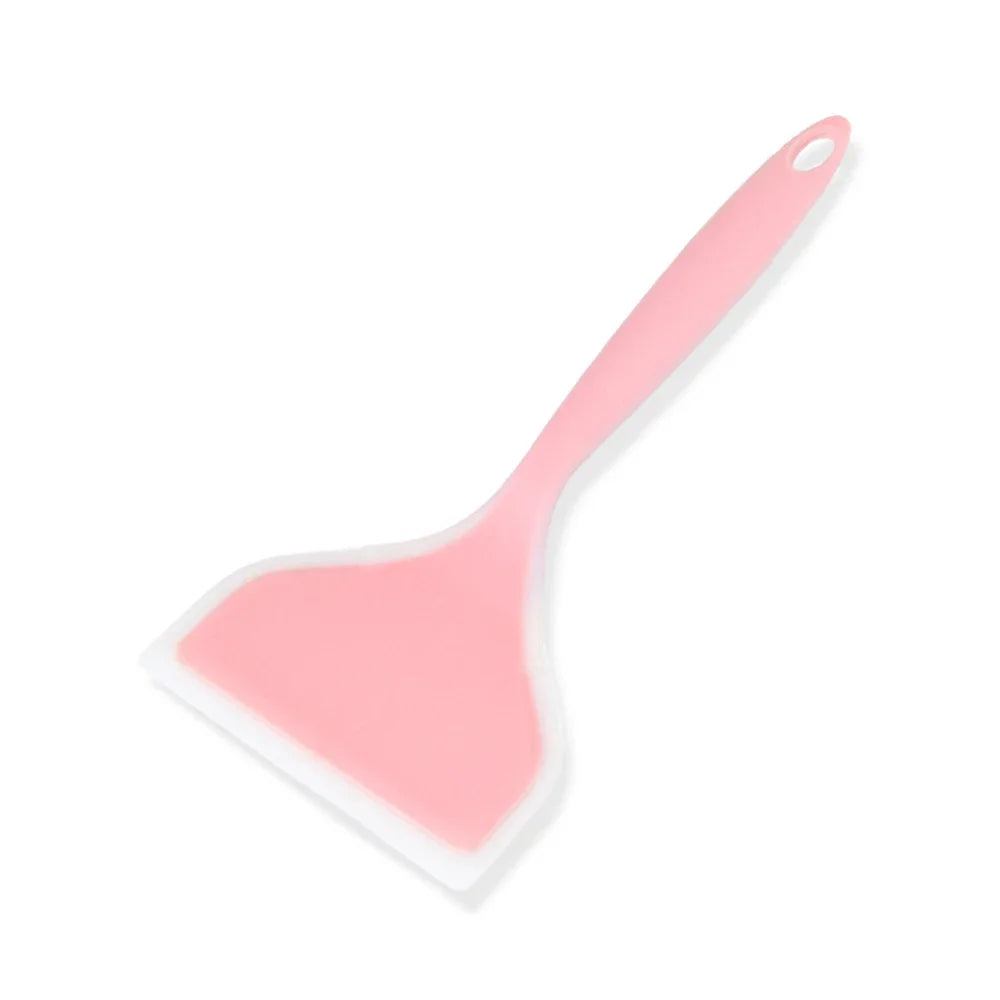 1PC Silicone Spatula Wide Mouth Non-stick Scraper Steak Beef Egg Cooking Spatula Pancake Baking Tools Kitchen Cooking Shovel