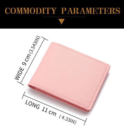 2025 New Wallet Men Short Dollar Clip Zipper Simple Soft Leather Lightweight