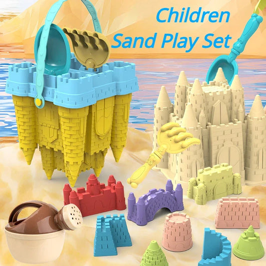 Sand Toys Castle Bucket Play Sand Set Toys Sand Scoop Children Summer Hobbies Water Fun Beach Toys for Kids Beach Acessories