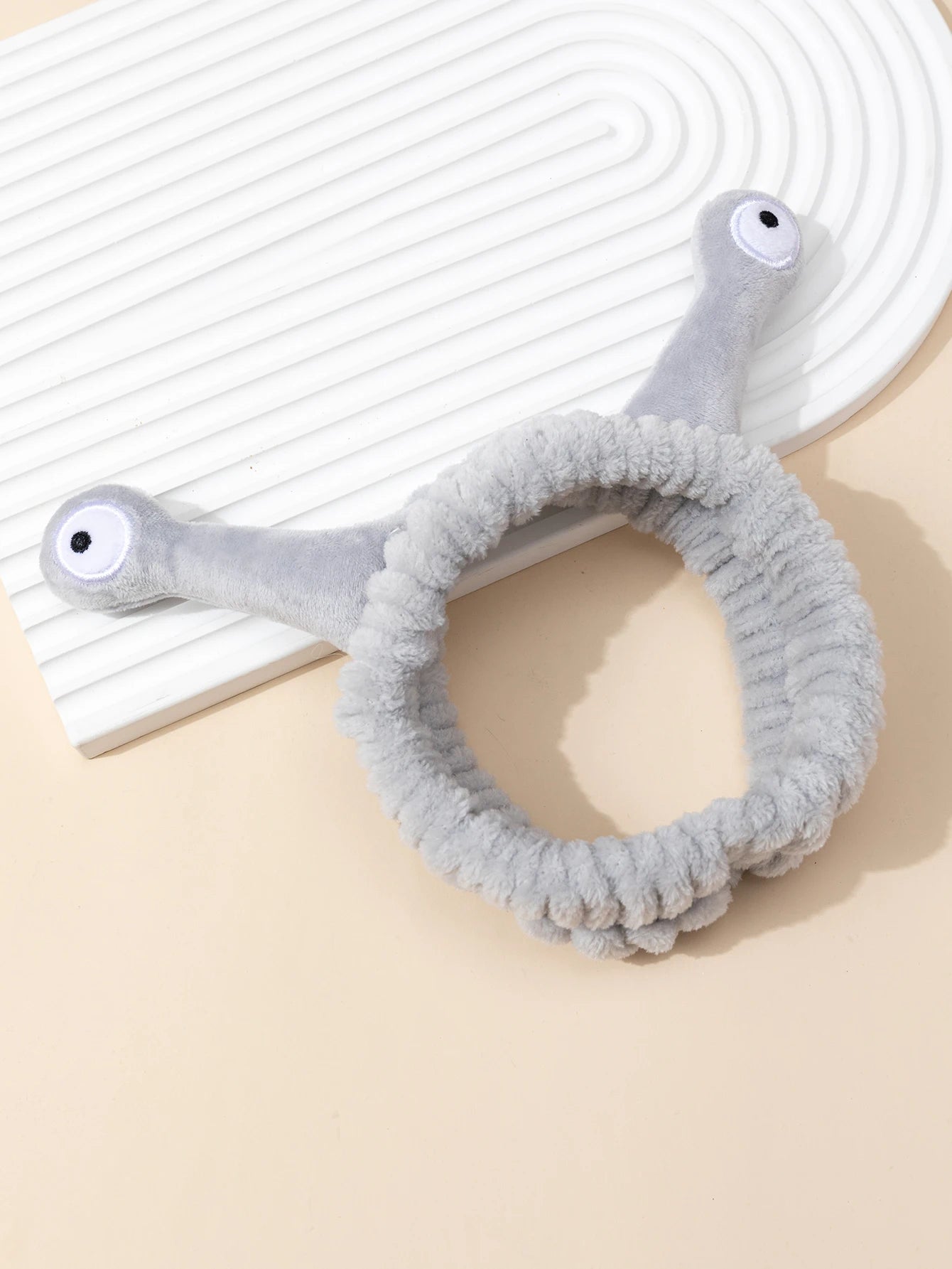 Cute Animal Ears Headbands with Fluffy Ball Soft Coral Fleece Elastic Hair Band For Women Washing Face Makeup Cosmetic