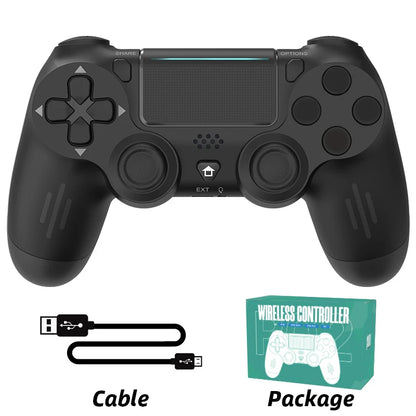 Bluetooth-Compatible Game Controller for PS4/Slim/Pro Wireless Gamepad For PC Dual Vibration Joystick For IOS/Android