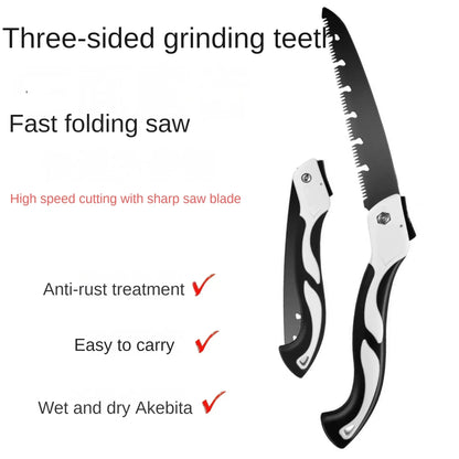 Gardening Portable Saw Secateurs Outdoor Logging Folding Hand Saw For the Garden Multifunctional Pruner Grip Tok Foldable Tools