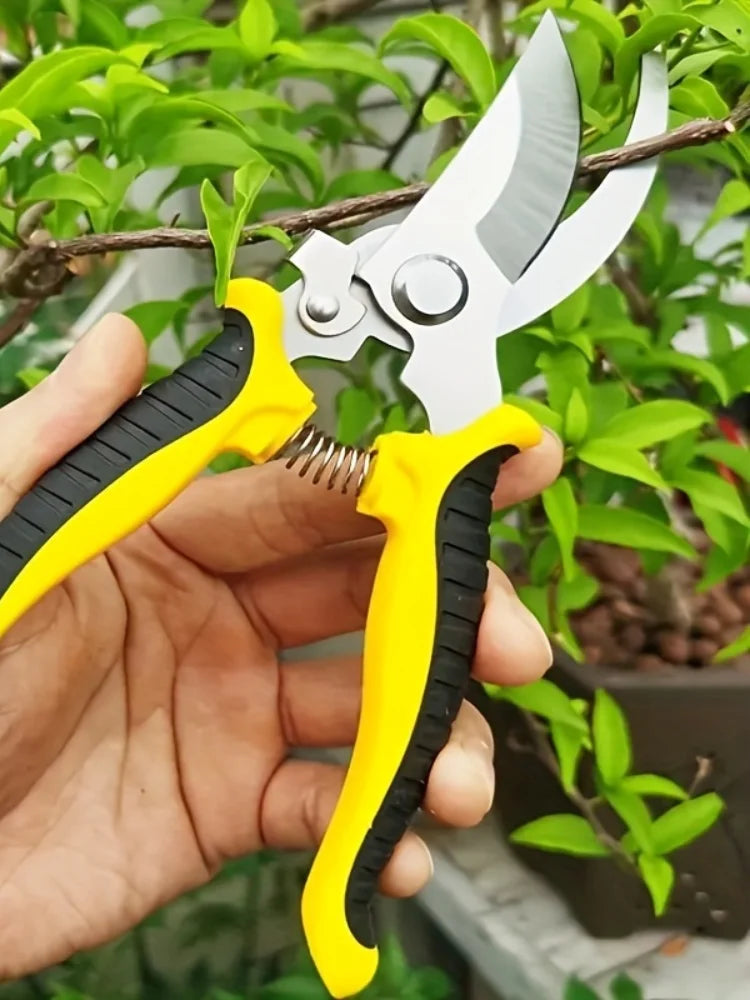 Professional Garden Scissors for Branch Trimming Fruit Tree Pruning Heavy Duty Household Gardening Shears