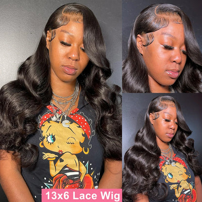 30 40 Inch 360 Full Lace Body Wave Wigs Human Hair 100% 13x4 13x6 HD Lace Frontal Wig For Black Women 4x4 5x5 Lace Closure Wigs