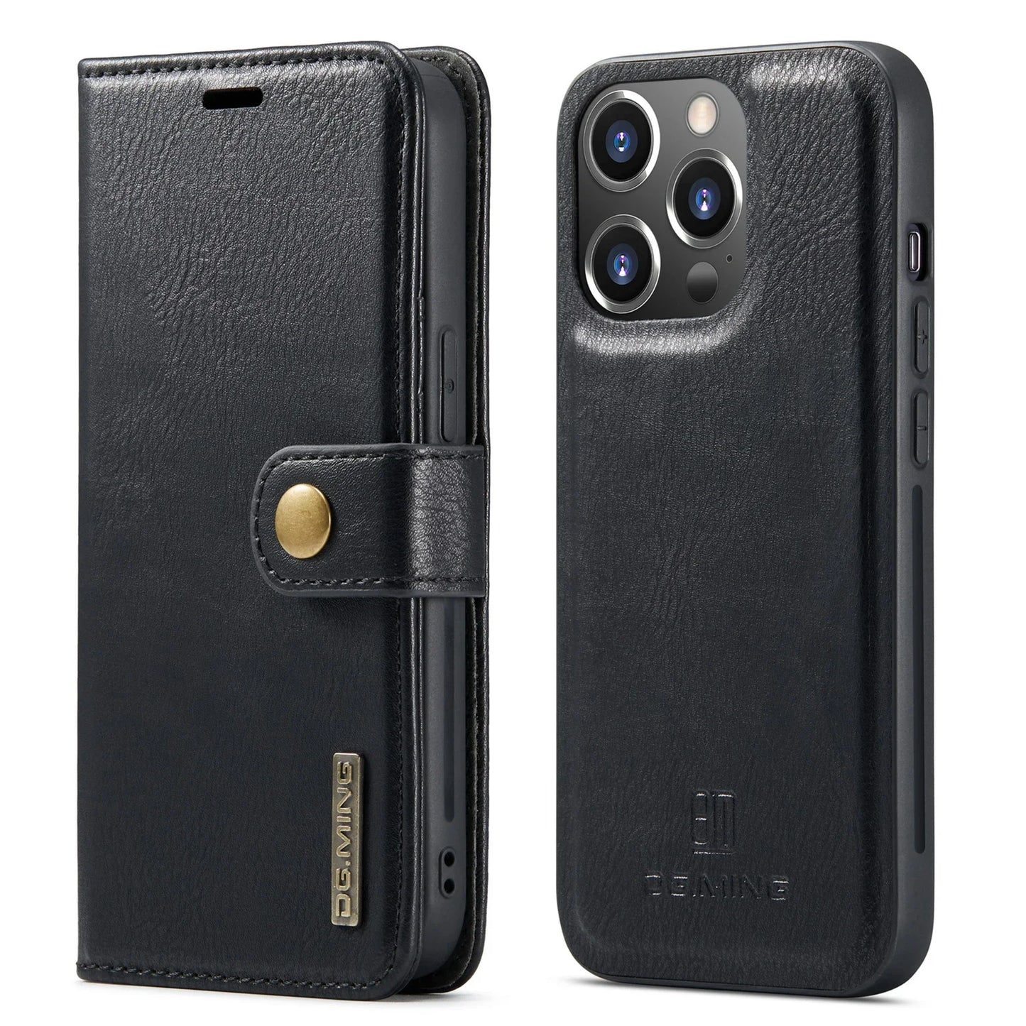 Detachable Magnetic Leather Phone Case for IPhone 16 Pro Max 15 12 13 11 14 Plus XS XR X SE 2022 Wallet Card Holder Cover Coque