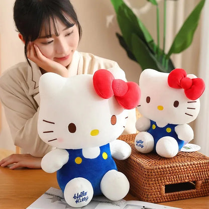 Hello Kitty Plush Toy Sanrio Plushie Doll Kawaii Hello Kitty Stuffed Animals Hello Kitty Cushion Sofa Pillow Home Decor Kid Gift