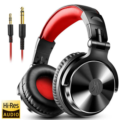 Oneodio Wired Headphones Professional Studio Pro 10/30/50 DJ Headphones With Microphone Over Ear HiFi Hi-Res Monitor Headset