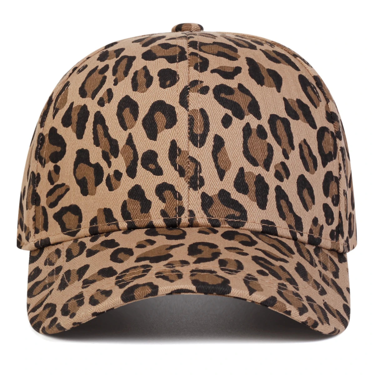 Unisex Leopard Print Baseball Caps Spring Autumn Outdoor Adjustable Casual Hats Sunscreen Hat