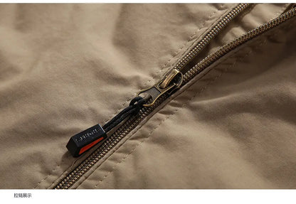 Camping Hiking Jacket Men Spring Autumn Outdoor Sports Breathable Coats Climbing Trekking Windbreaker Travel Waterproof Jacket