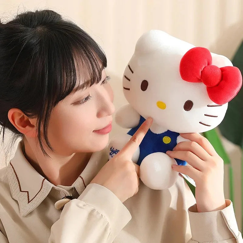 Hello Kitty Plush Toy Sanrio Plushie Doll Kawaii Hello Kitty Stuffed Animals Hello Kitty Cushion Sofa Pillow Home Decor Kid Gift