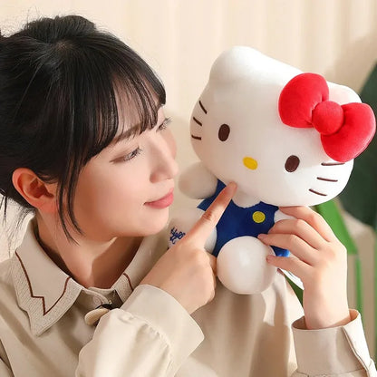 Hello Kitty Plush Toy Sanrio Plushie Doll Kawaii Hello Kitty Stuffed Animals Hello Kitty Cushion Sofa Pillow Home Decor Kid Gift