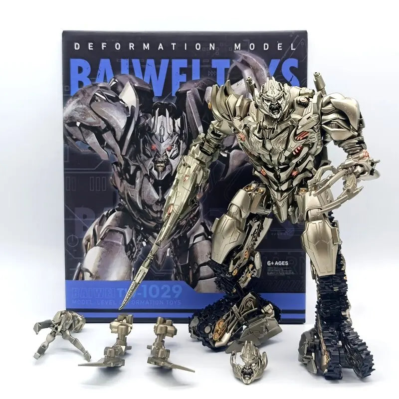 TW1029 Transformation Toys Megatank Galvatron Action Figure Robot Collection Anime Movie Deformation Robot Model Kids Gifts