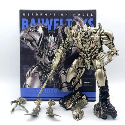 TW1029 Transformation Toys Megatank Galvatron Action Figure Robot Collection Anime Movie Deformation Robot Model Kids Gifts
