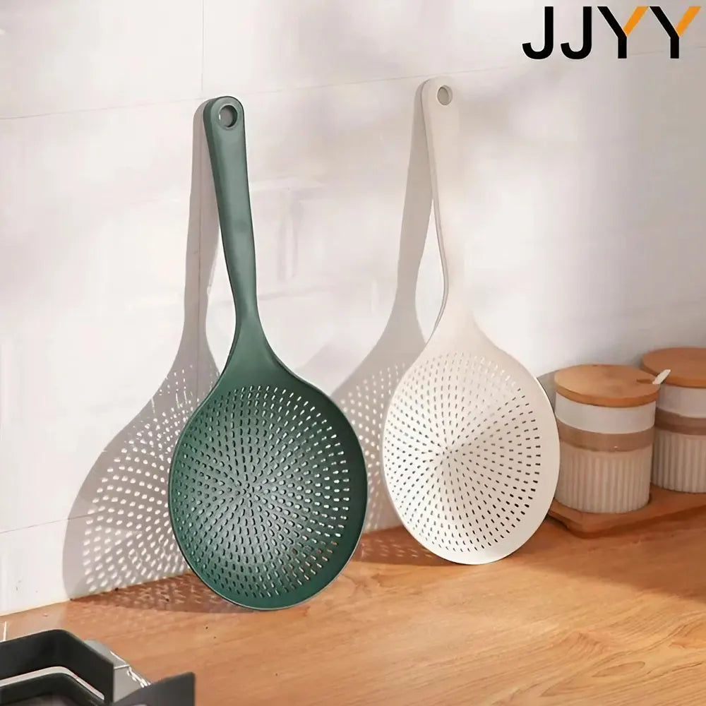 Large Colander Kitchen Large Noodle Spoon Long Handle Spoon High Temperature Non-stick Pan Colanders Strainers Kitchen Utensils