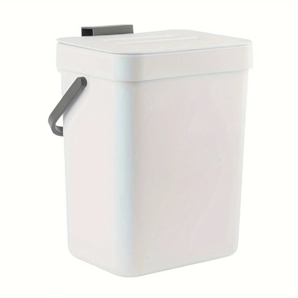 Food Waste Basket Bin for Kitchen, Small Countertop Compost Bin with Lid,Odor-Free Food Scrap Container,Wall Mounted Garbage Can