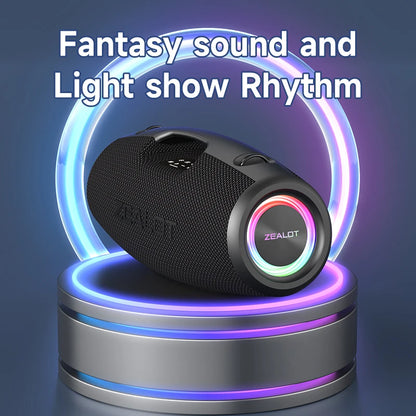 ZEALOT-S78 120W Portable Bluetooth Speaker Outdoor Party Speaker Big Loud Speaker Excellent Bass Performace Hifi speaker