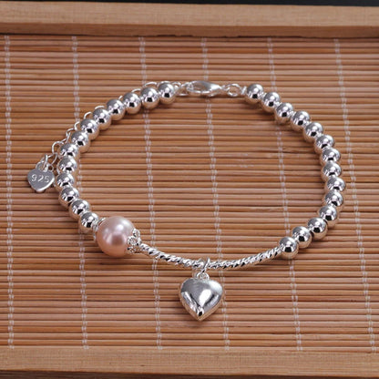 VENTFILLE 925 Sterling Silver Diamond-Studded Butterfly Bracelet Women's Fashion Temperament Flower Adjustable Bracelet