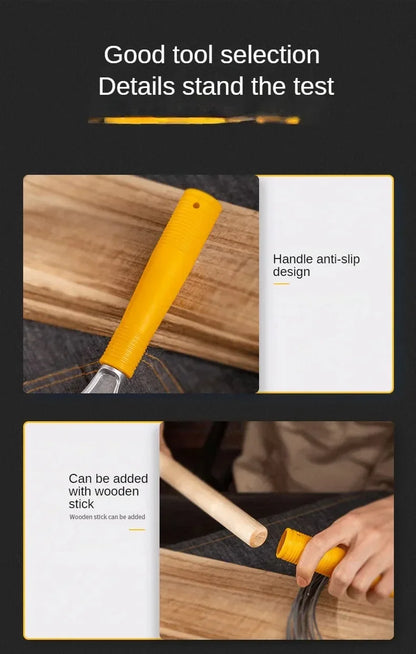 Deli Portable Cleaning Knife Cleaning Shovel Cutter Glass Floor Tiles Scraper Blade Seam Removal Household Kitchen Hand Tool