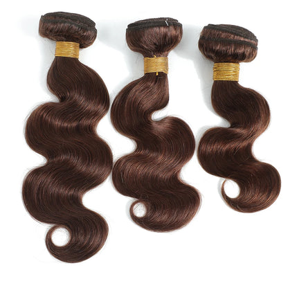 Hot Sale #4 Brown Body Wave Bundles 1/3/4 Brazilian Human Hair Weave Bundles Hair Extension Tissage Human Hair Bundles Remy Hair