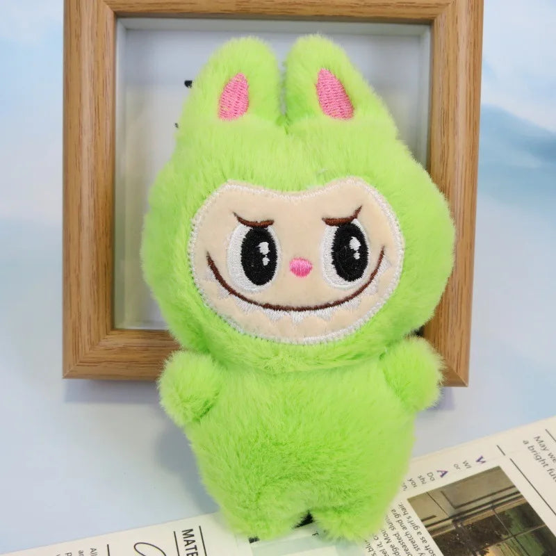 5pcs/lot  Labubu Plush Toy Kawaii White Labubu Stuffed Plushies Toys for Pillow Children Key chain accessories doll  Toys