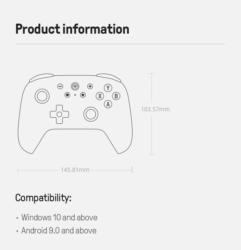 8BitDo Ultimate 2C Wireless Gaming Controller，Gamepad with Hall Effect for PC, Windows 10, 11, Steam Deck, Raspberry Pi, Android