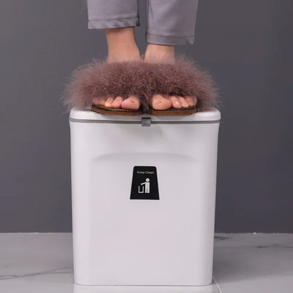 7/9L Wall Mounted Trash Can Household Galley Waste Bin Hanging Bathroom Trash Can With Lid Food Garbage Bin Kitchen Accessories