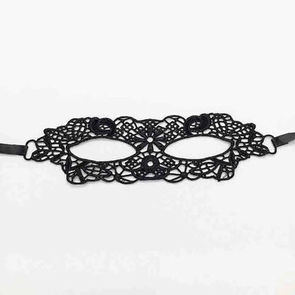 Black Color Sexy Women Lace Masquerade Mask for Carnival Halloween Half Face Cosplay Masks Festive Animal Party Supplies