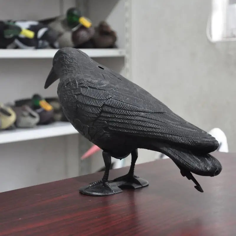 Decoracion Jardin ExteriorSimulation Black Crow Raven Bird Repellent Pest Control Pigeon Repellent Garden Decoration Outdoor