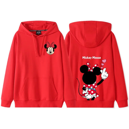 Anime Cartoon Disney Donald Duck Daisy Duck Couple Hooded Hoodie Women's Autumn/Winter Coat hoodie  sweatshirt  anime hoodie
