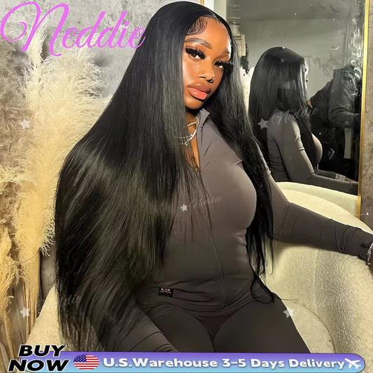 Glueless Bone Straight 4X4 Hd Lace Frontal Wig 13X6 13X4 Black Lace Front Wig Human Hair 5x5 Natural Brazilian Transparent Wigs