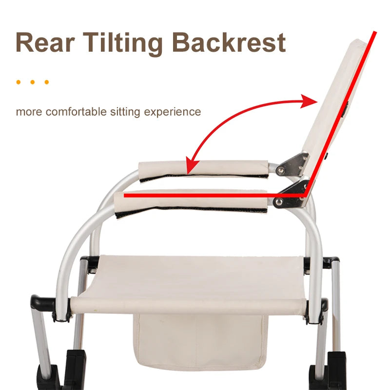 Outdoor Foldable Director's Chair Camping Beach Fishing Chair Aluminum Alloy Travel Hiking Picnic Seat Travel Furniture