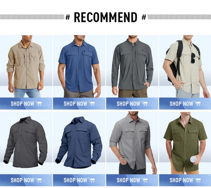 TACVASEN Long Sleeve Polos Quick Dry T-shirts Mens Breathable Sports Tees Casual Golf Polo Shirts Work T-shirt Pullover Tops Man