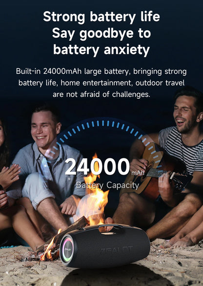ZEALOT-S78 120W Portable Bluetooth Speaker Outdoor Party Speaker Big Loud Speaker Excellent Bass Performace Hifi speaker