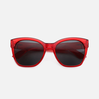 ZENOTTIC Original Thick Butterfly Frame Polarized Sunglasses for Women Chunky Uv400 Protection Shade Sun Glasses