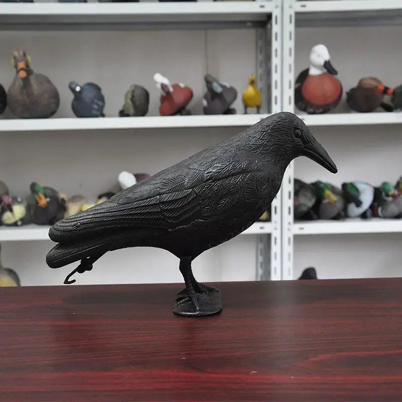Decoracion Jardin ExteriorSimulation Black Crow Raven Bird Repellent Pest Control Pigeon Repellent Garden Decoration Outdoor