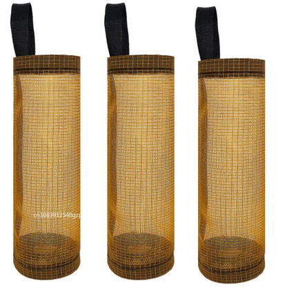 1-5PCS Kitchen Garbage Bag Storage Grocery Bag Holder Wall Mount Plastic Bag Holder Dispenser Hanging Storage Garbage Organizer