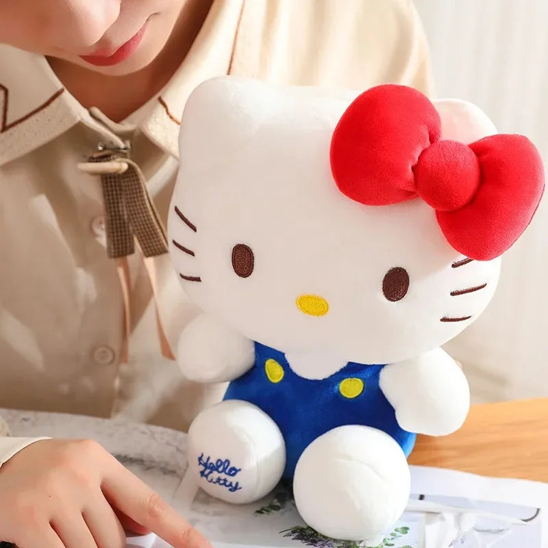 Hello Kitty Plush Toy Sanrio Plushie Doll Kawaii Hello Kitty Stuffed Animals Hello Kitty Cushion Sofa Pillow Home Decor Kid Gift