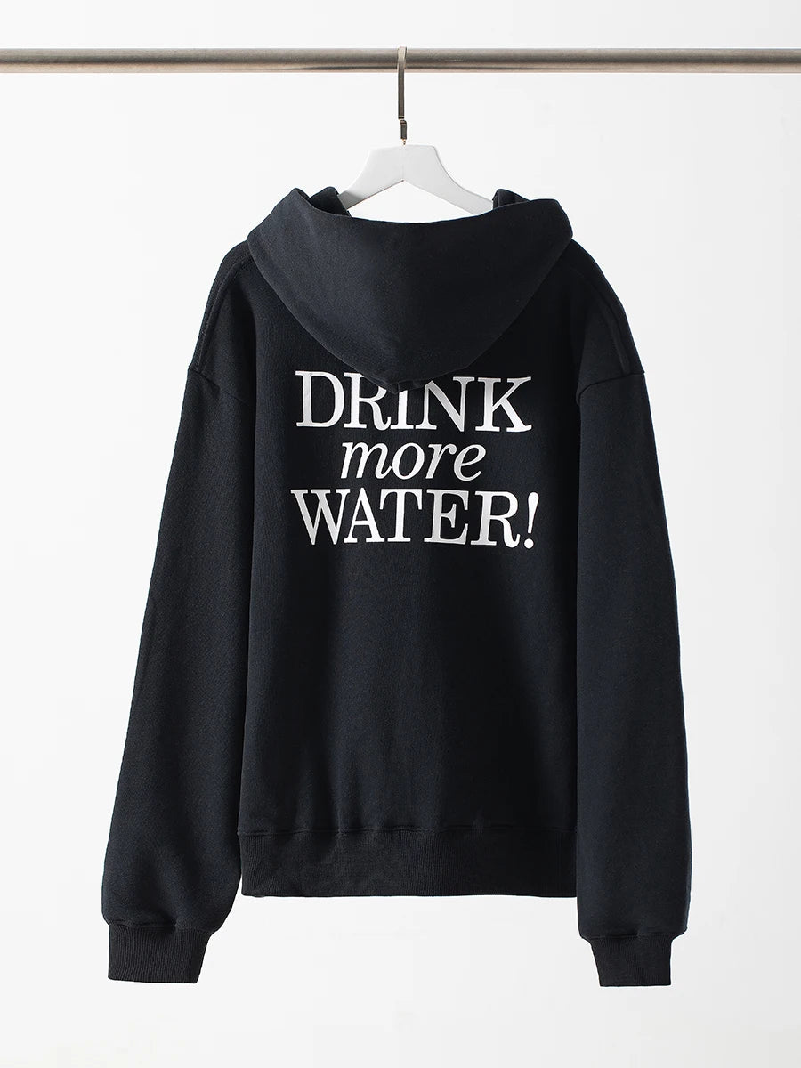 Letter Printed Sport Sweatshirts For Women Loose Casual Long Sleeve Hooded Sweatshirt 2024 New Streetwear Fashion Pullover Tops