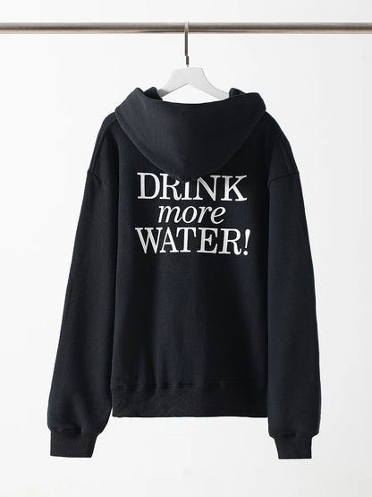 Letter Printed Sport Sweatshirts For Women Loose Casual Long Sleeve Hooded Sweatshirt 2024 New Streetwear Fashion Pullover Tops
