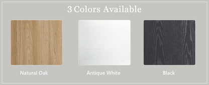 Modern 6 Drawers Dresser, 47" Wide Wood Dressers & Chests of Drawers w/Curved Profile Design, Natural Texture for Bedroom.
