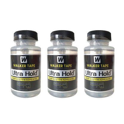 Ultra Hold Brush-on Liquid Bond Hair System Adhesive Silicone Glue For Lace Wig/Toupee/Closure/Beard 3.4/1.4/0.5OZ