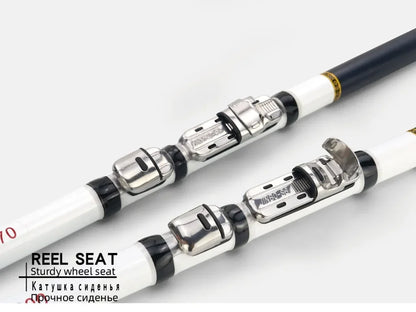 JOSBY Carbon Fiber Spinning Fishing Rod Telescopic Mini Pole 3M 2.7M 2.4M 2.1M 1.8M 1.5M Fish Gear Tackle High Quality