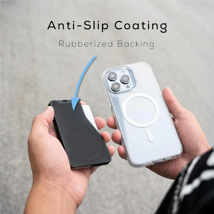 Magnetic Wallet with RFID Blocking, for MagSafe Wallet with Card Holder, Heavy Duty Magnetic Phone Wallet