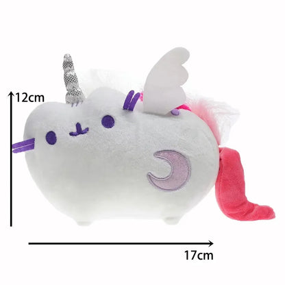 Multiple Pusheen Plush Throw Pillows Cute Home Bedroom Cartoon Stuffed Model Dolls Toys Girl's Room Decoration Christmas Gifts