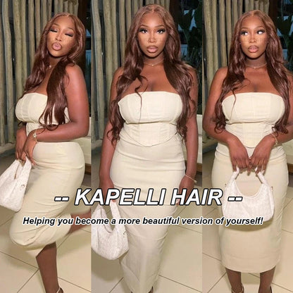 Hot Sale #4 Brown Body Wave Bundles 1/3/4 Brazilian Human Hair Weave Bundles Hair Extension Tissage Human Hair Bundles Remy Hair