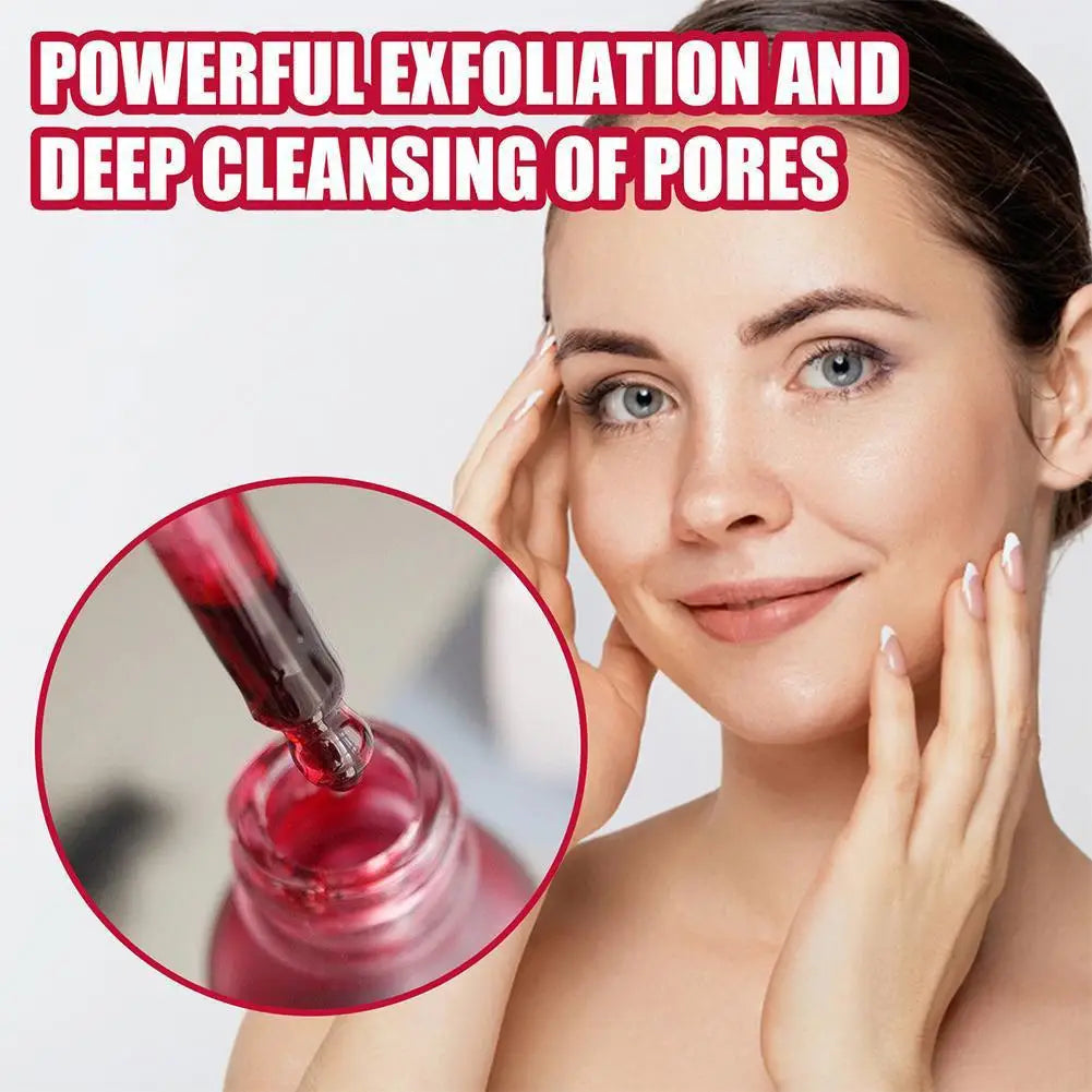 1/2PCS Salicylic Acid Shrink Pores Serum Exfoliating Moisturizing Nourish Smooth Pores Repair Essence For Acne Blackhead & Pores