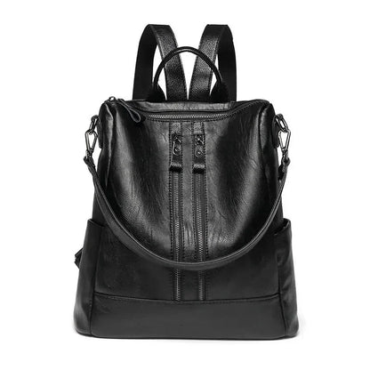 1/3Pcs Genuine Leather Backpack Women's Travel Bag Fashion Women's Fashion Bag Tide Casual Fashion Soft Leather Shoulder Bag